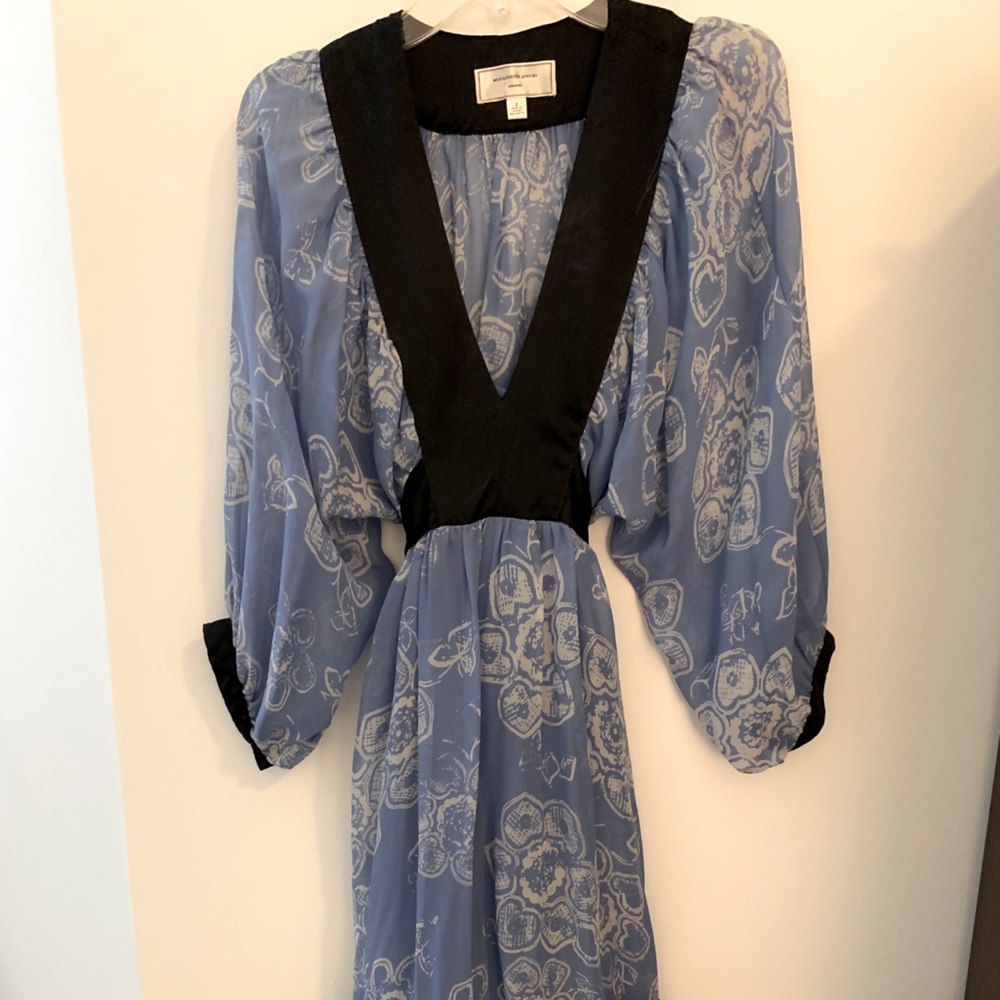 Anthropologie kimono style dress with slip